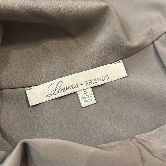 Lovers + Friends Sheyla Gown in Dark Grey Lovers and Friends Size Small - Picture 4 of 5